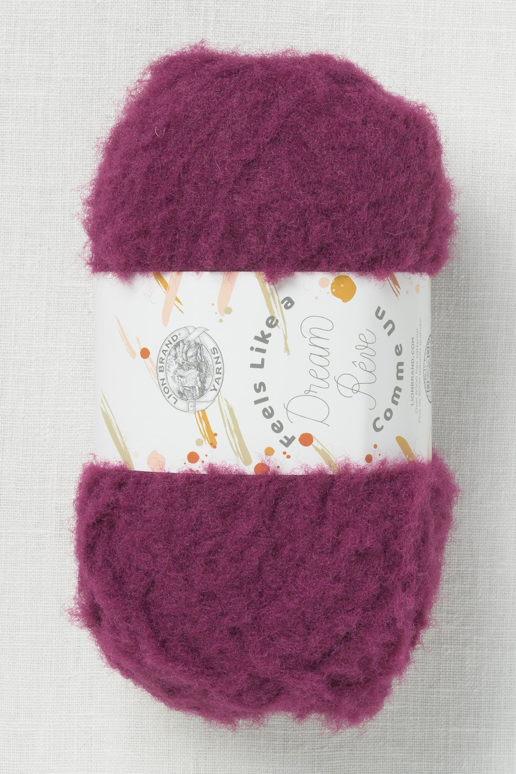 Lion Brand Feels Like a Dream 148AM Eggplant