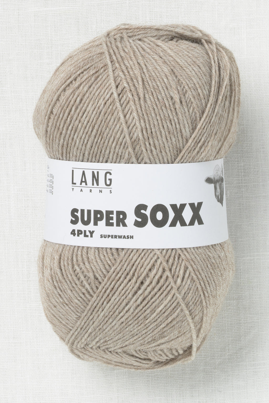 Lang Yarns Super Soxx 4Ply 22 Sand Melange