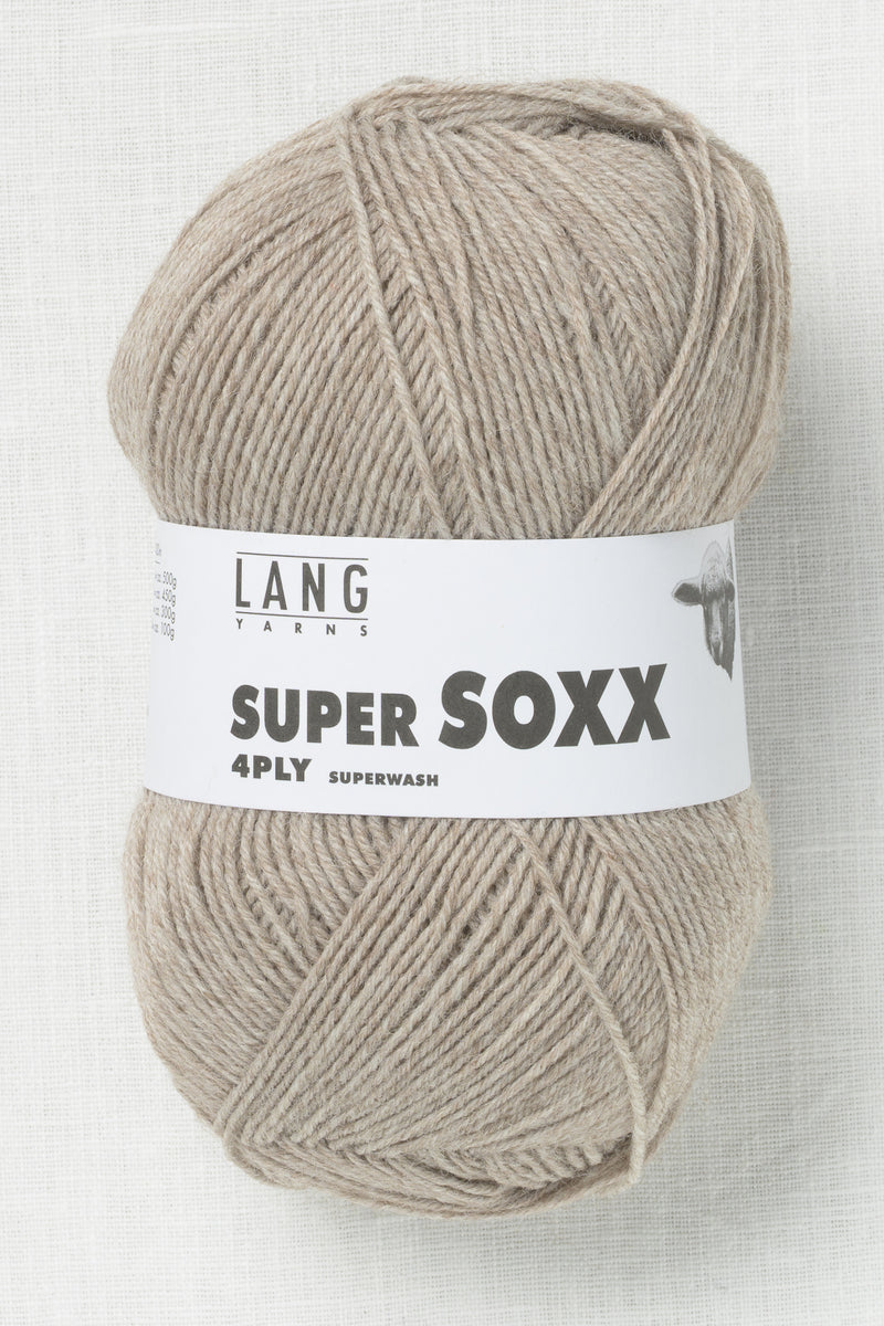 Lang Yarns Super Soxx 4Ply 22 Sand Melange