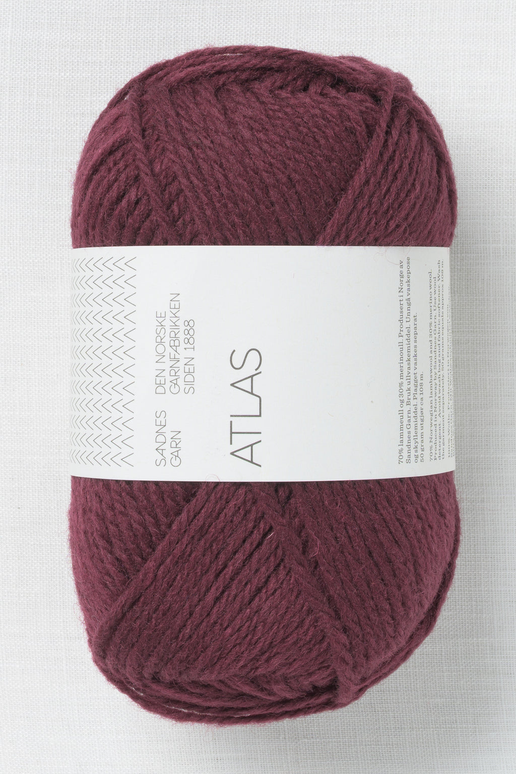 Sandnes Garn Atlas 4372 Burgundy