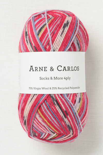 Arne & Carlos Socks & More 4ply Lantern Night Color