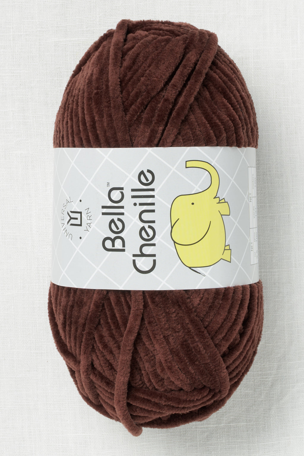 Universal Yarn Bella Chenille 123 Chocolate