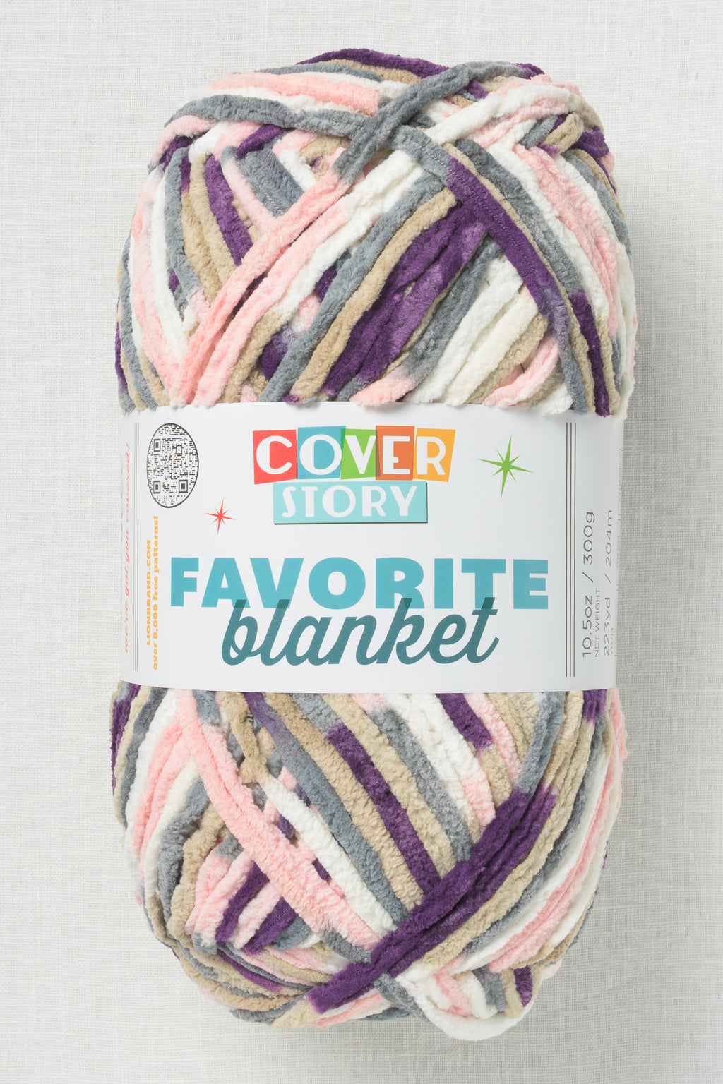 Lion Brand Cover Story Favorite Blanket 218AB Primrose