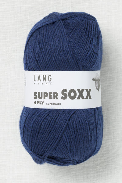 Lang Yarns Super Soxx 4Ply 25 Navy