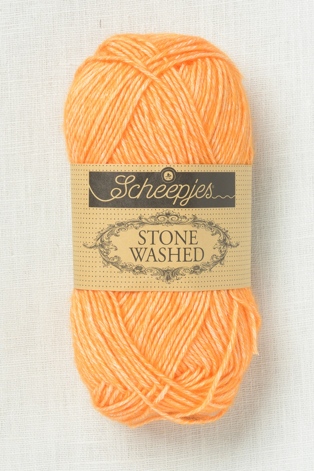 Scheepjes Stone Washed 842 Orange Calcite