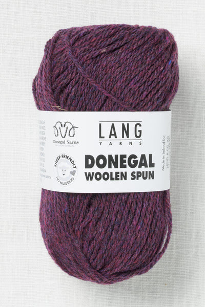 Lang Yarns Donegal Woolen Spun 80 Aubergine