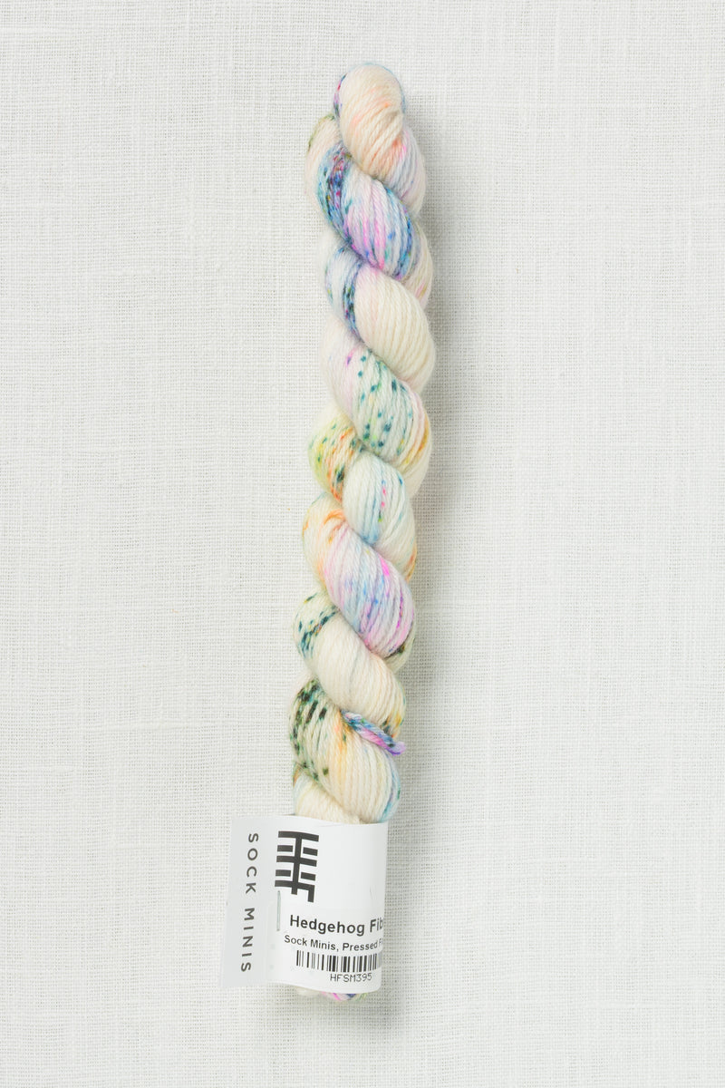 Hedgehog Fibres Sock Minis Pressed Flowers (New)