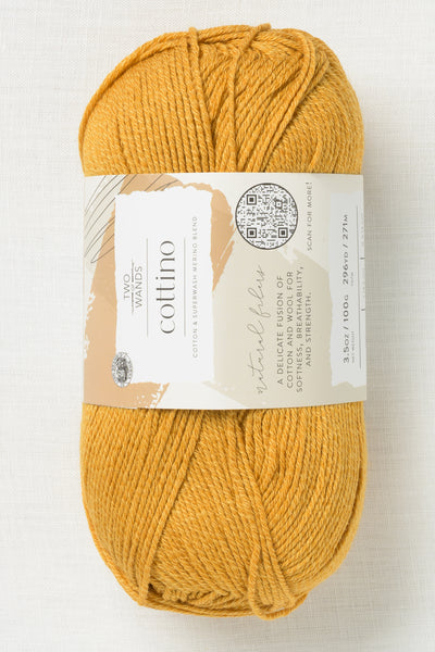 Lion Brand Two of Wands Cottino 158T Turmeric