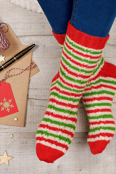 WYS Prancer Socks by Winwick Mum