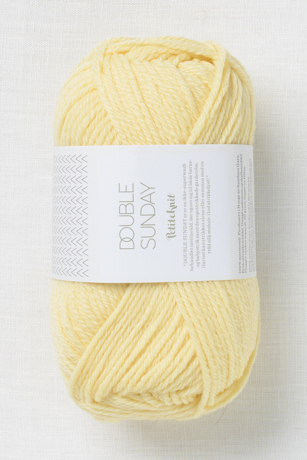 Sandnes Garn Double Sunday 2114 Butter (PetiteKnit Color Palette)