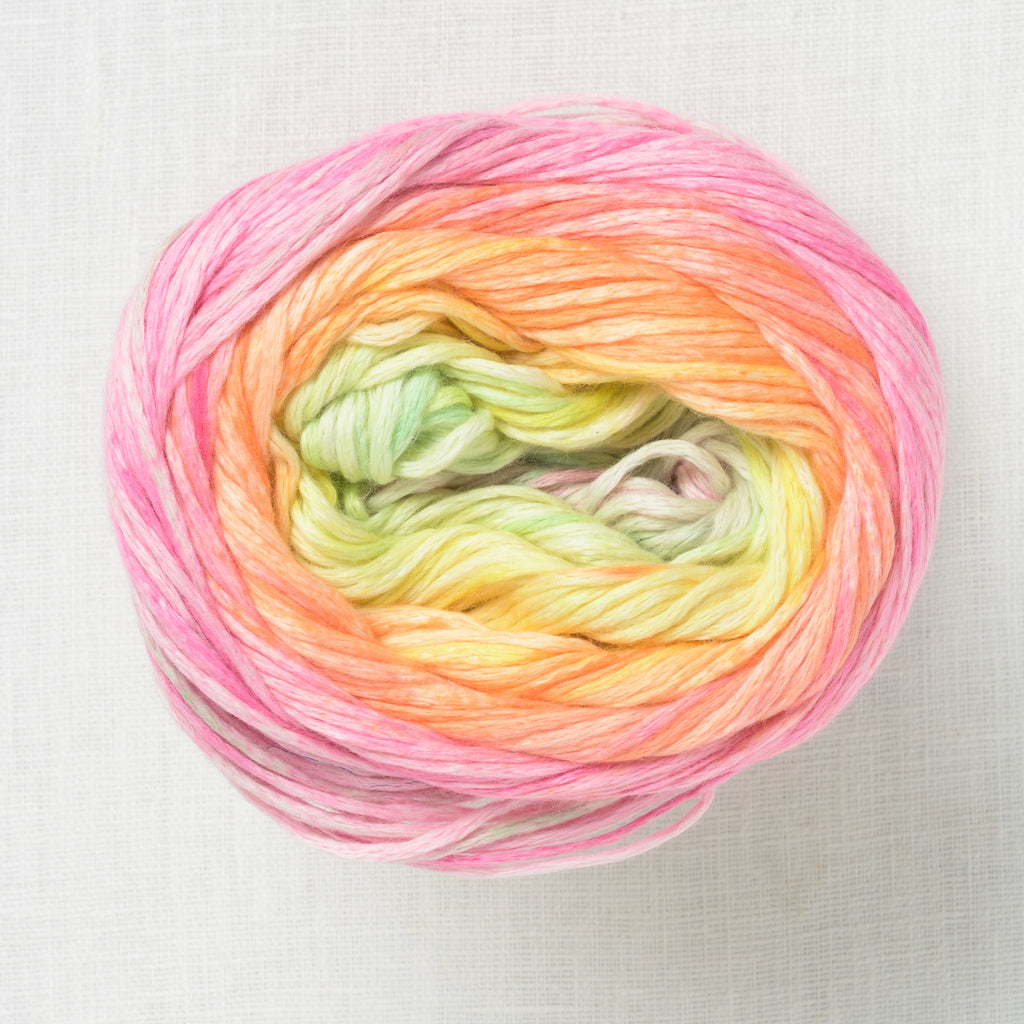 Juniper Moon Farm Cirrus Rainbow 306 Lemon Lime Bubblegum