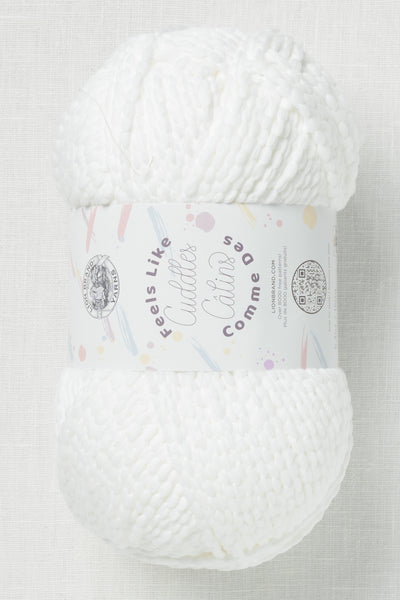 Lion Brand Feels Like Cuddles 100D Snow