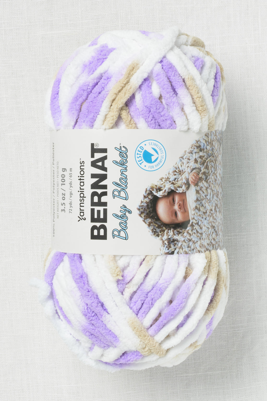 Bernat Baby Blanket Small Ball Little Lilac Dove