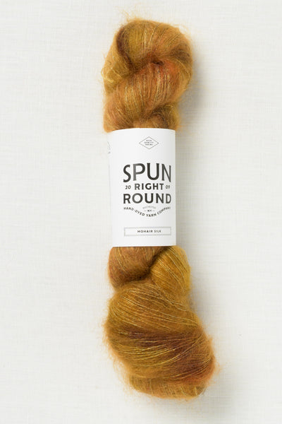 Spun Right Round Mohair Silk Lace Tobacco
