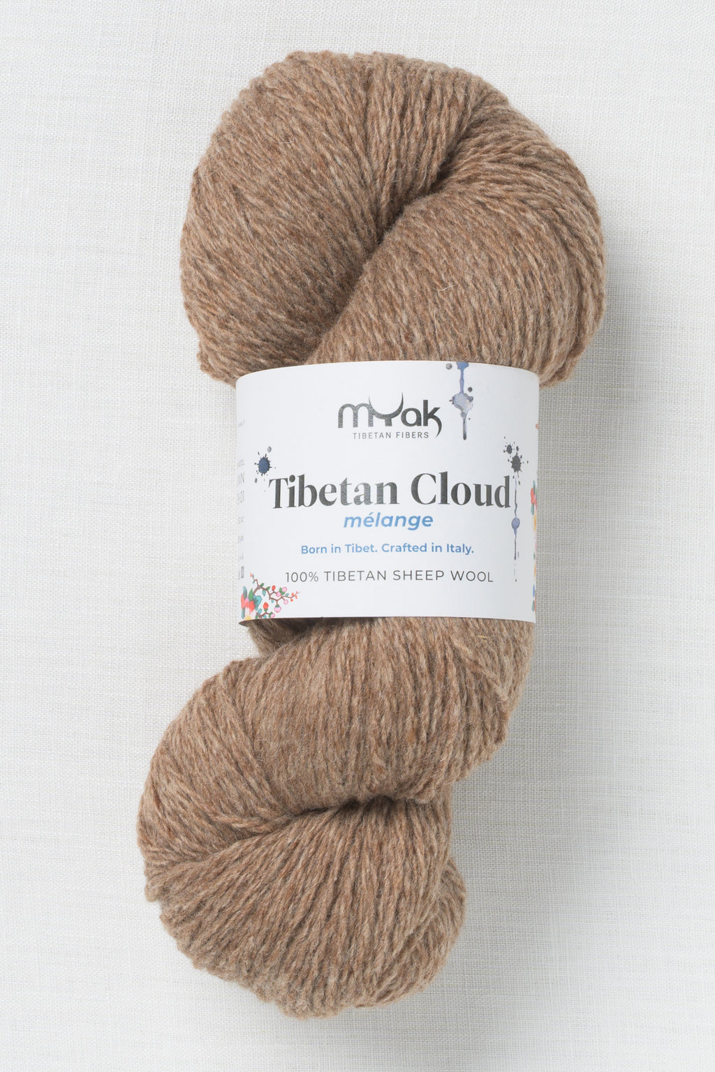 mYak Tibetan Cloud Melange Ash Brown