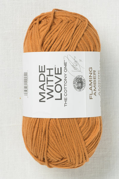 Lion Brand Made With Love The Cottony One 171AA Flaming Amber