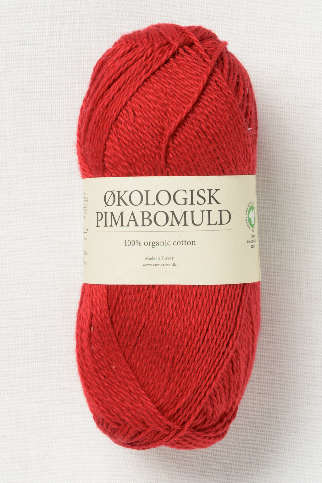 CaMaRose Økologisk Pimabomuld 3742 Red