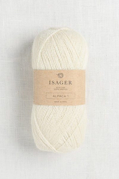Isager Alpaca 1 E0 Natural Undyed