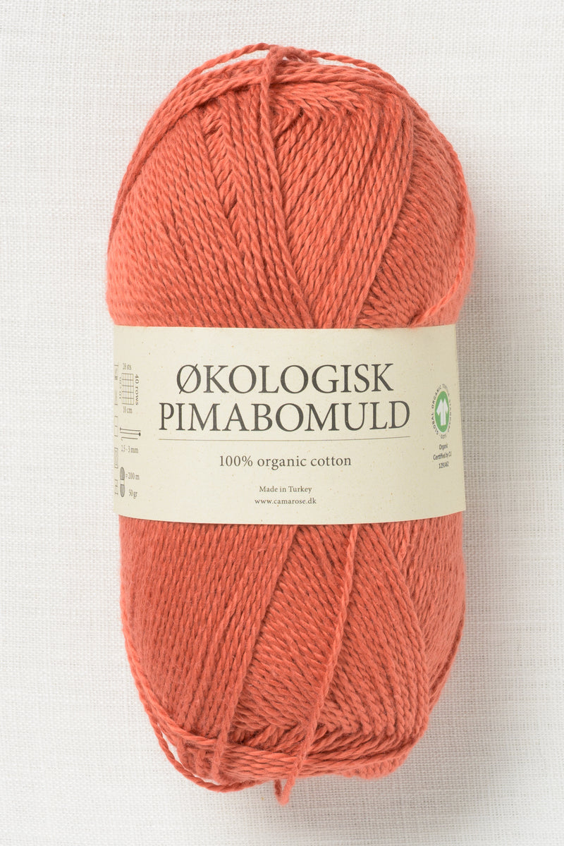 CaMaRose Økologisk Pimabomuld 3708 Brændt Orange (Burnt Orange)