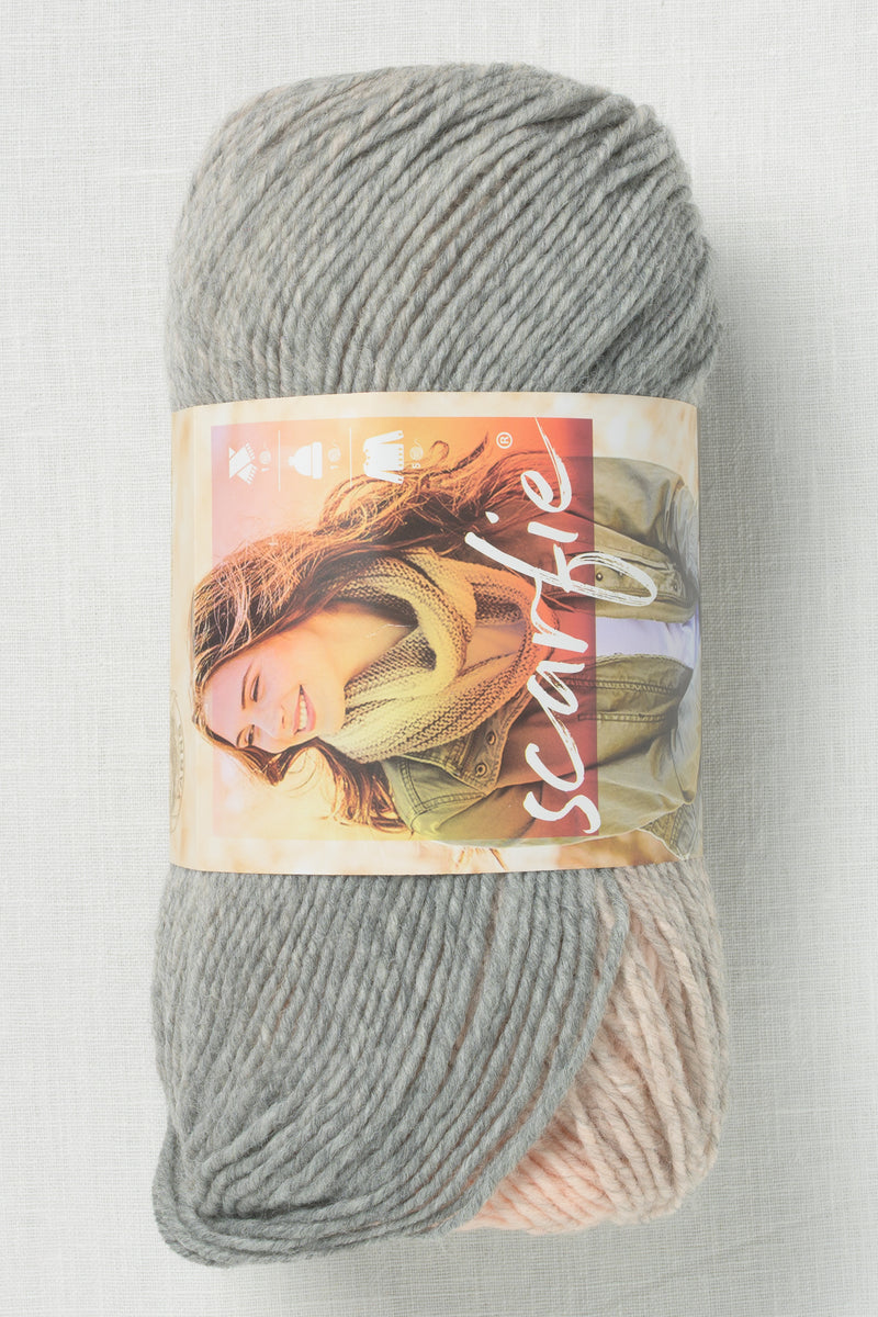 Lion Brand Scarfie 225H Pink Silver