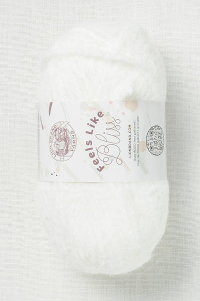 Lion Brand Feels Like Bliss 100 White