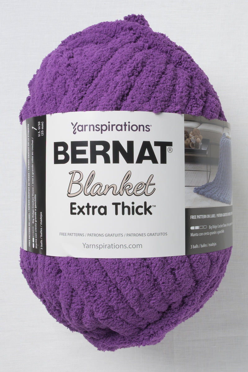 Bernat Blanket Extra Thick Purple Punch