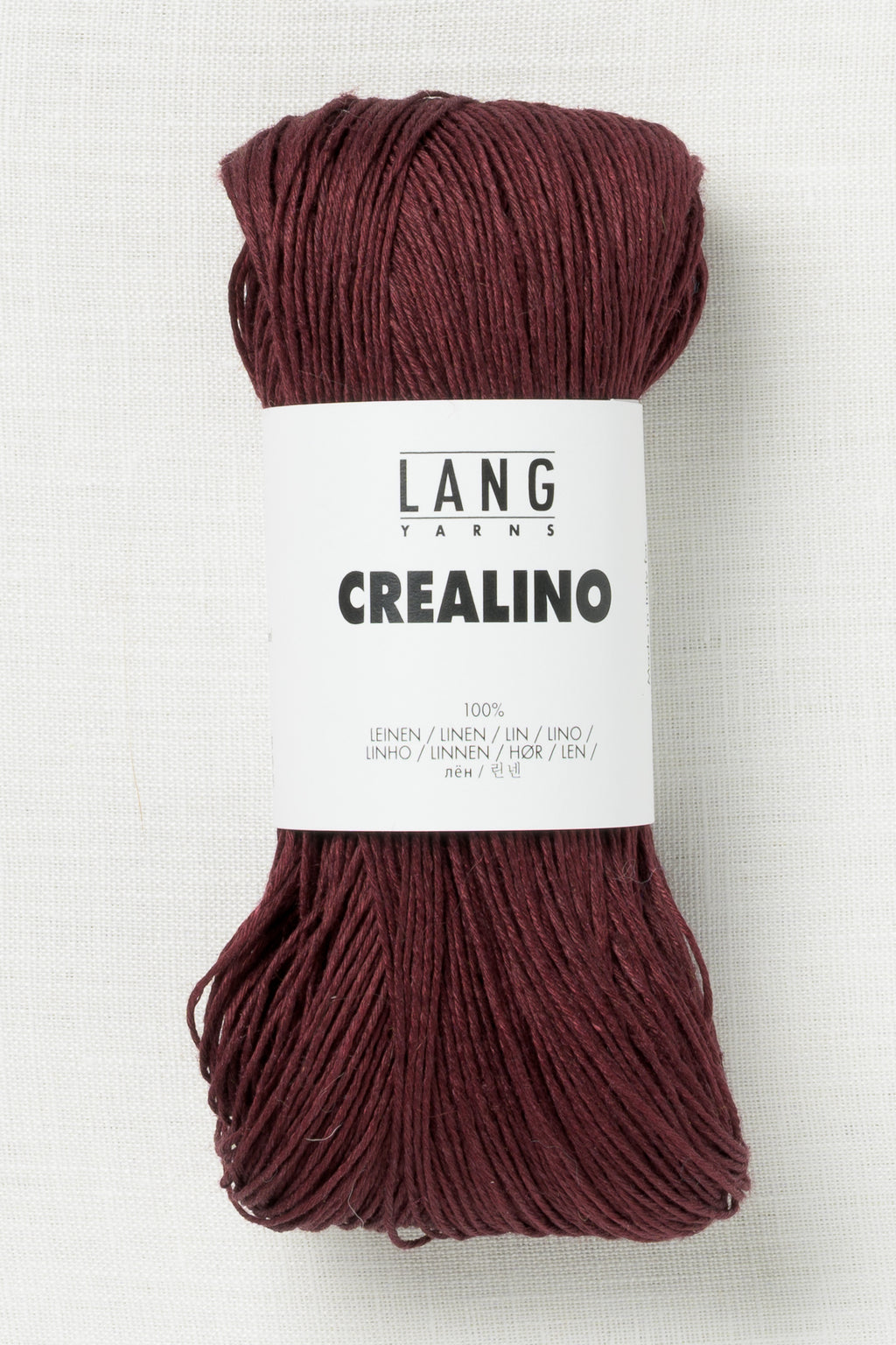 Lang Yarns Crealino 162 Burgundy