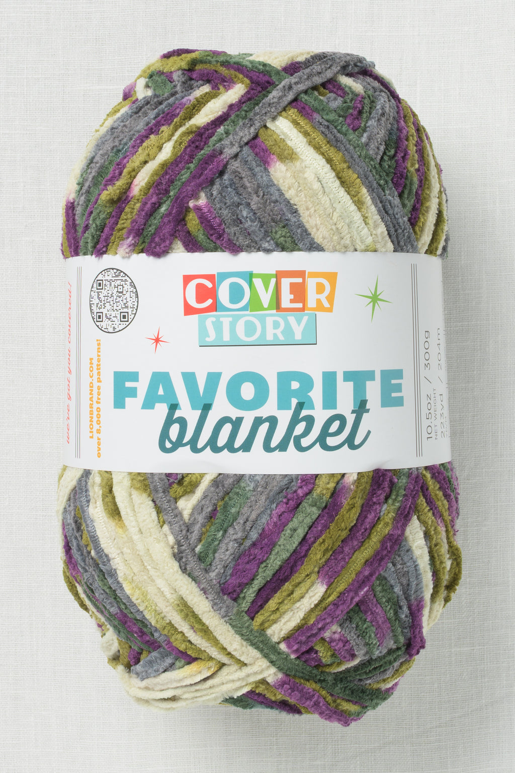 Lion Brand Cover Story Favorite Blanket 211BF Vineyard