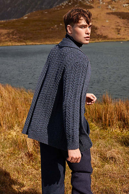 Callahan Men’s cardigan by LANGYARNS SWITZERLAND