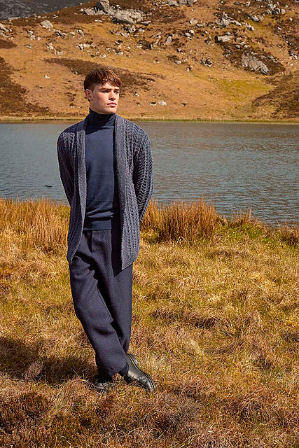 Callahan Men’s cardigan by LANGYARNS SWITZERLAND