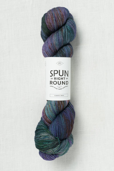 Spun Right Round Merino Aran Dead of Night