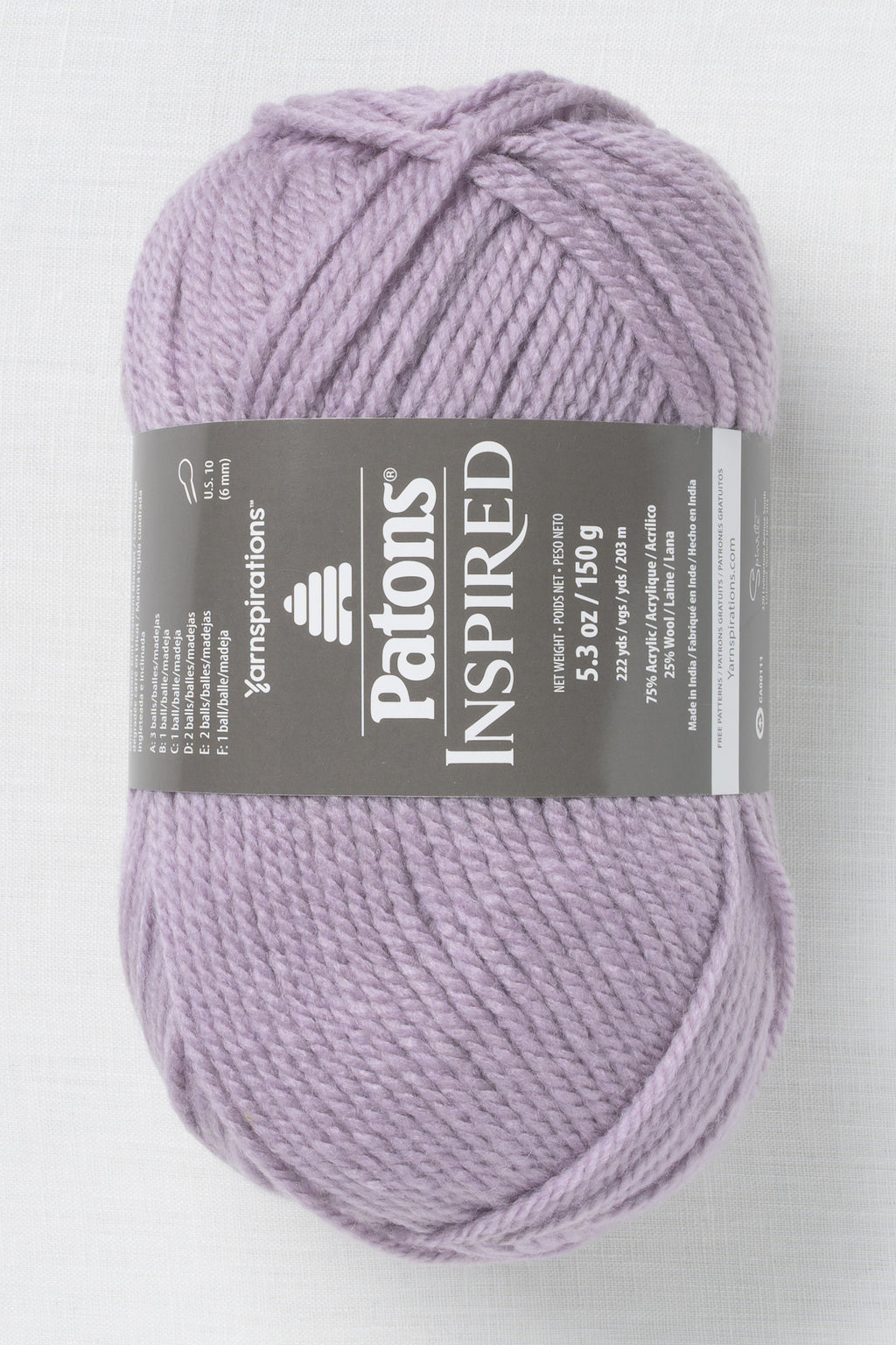 Patons Inspired Purple Gray