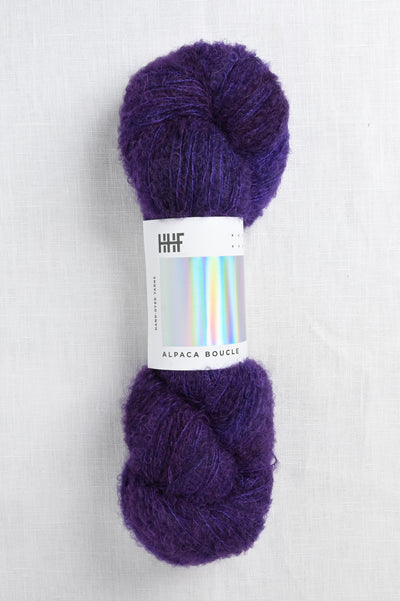 Hedgehog Fibres Alpaca Boucle Purple Reign