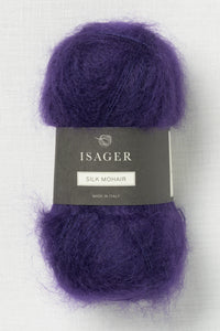Isager Silk Mohair 14 Deep Plum