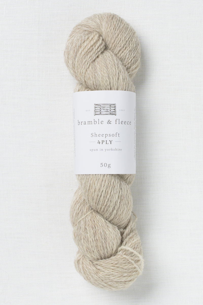 Bramble & Fleece Sheepsoft 4ply 202 Bishopdale (Undyed)
