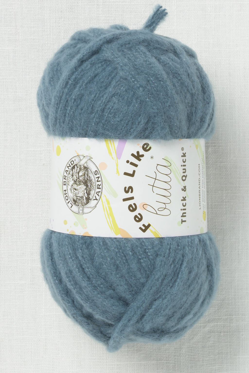 Lion Brand Feels Like Butta Thick & Quick 116F Orion Blue