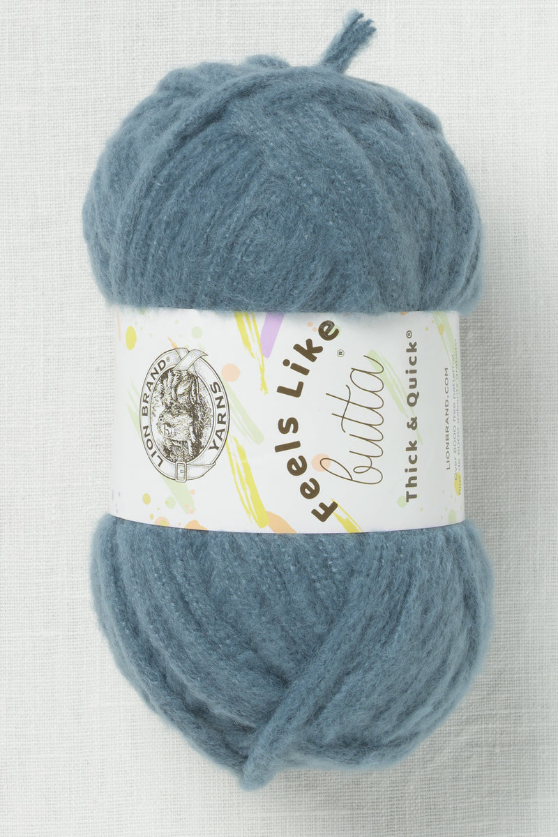 Lion Brand Feels Like Butta Thick & Quick 116F Orion Blue