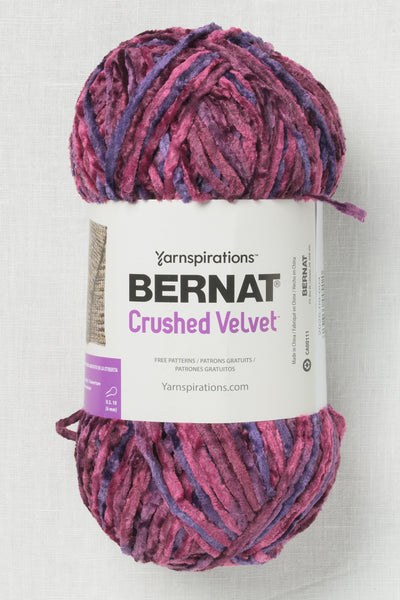 Bernat Crushed Velvet Burgundy