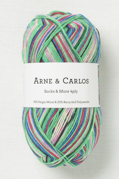 Arne & Carlos Socks & More 4ply Frost Night Color