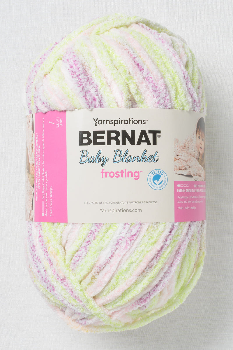 Bernat Baby Blanket Frosting Grape Garden