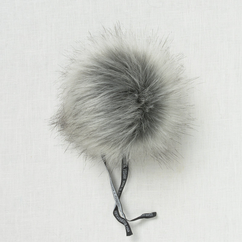 Lovafur Luxe Faux Fur Pom Ash Raccoon