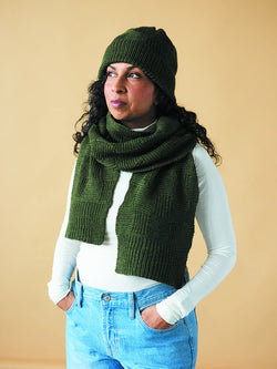 Thicket Hat and Scarf by Åsa Buchta