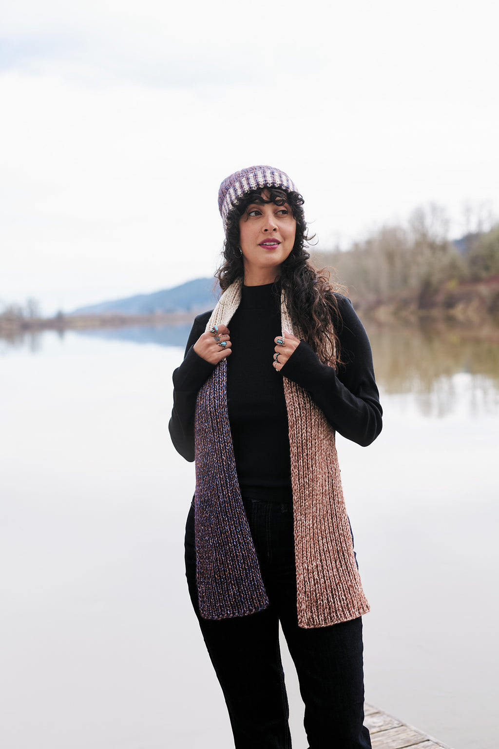 Burke Hat and Scarf by Tabetha Hedrick