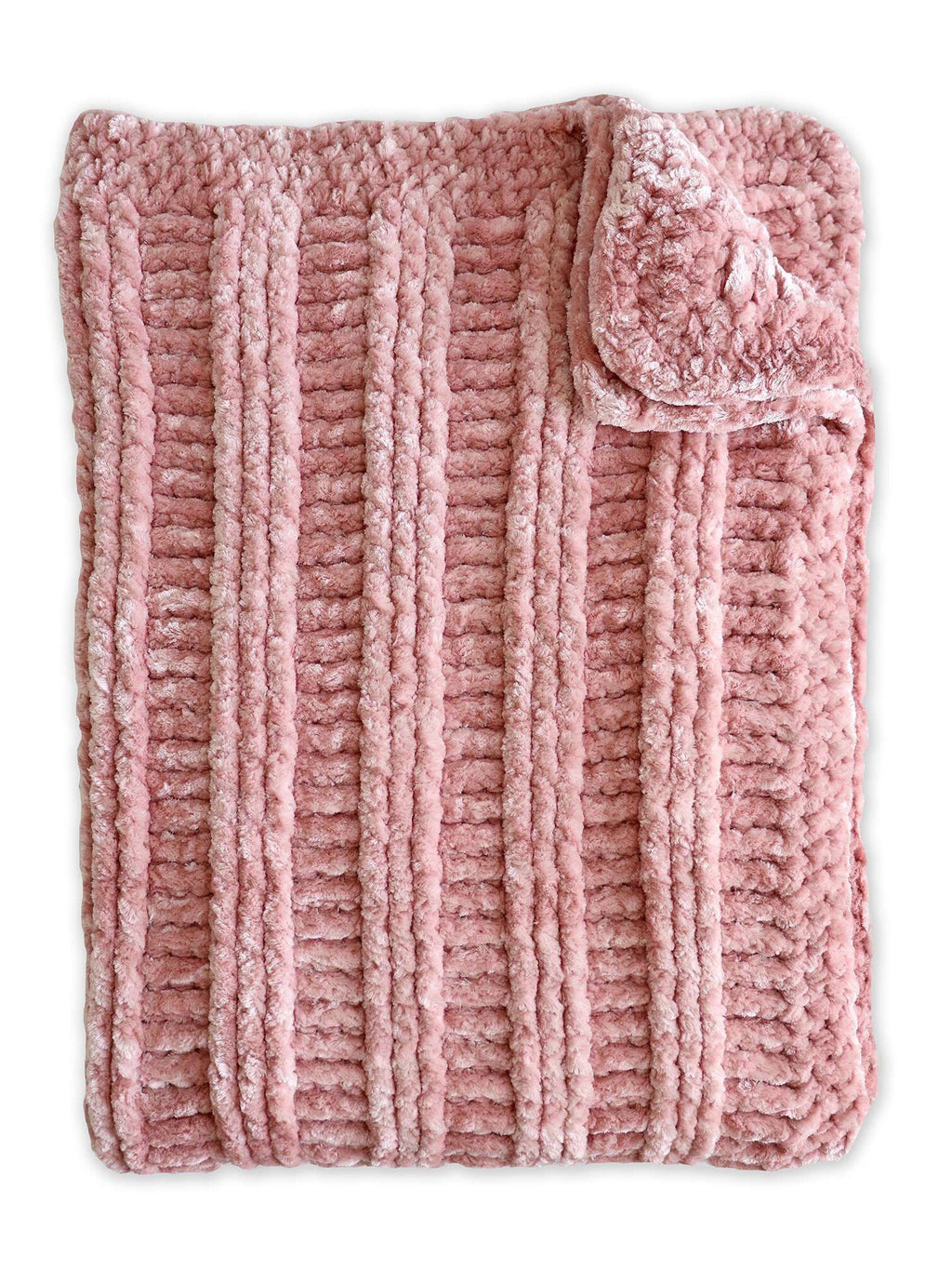 Velvet Post Lines Crochet Throw by Bernat Design Studio
