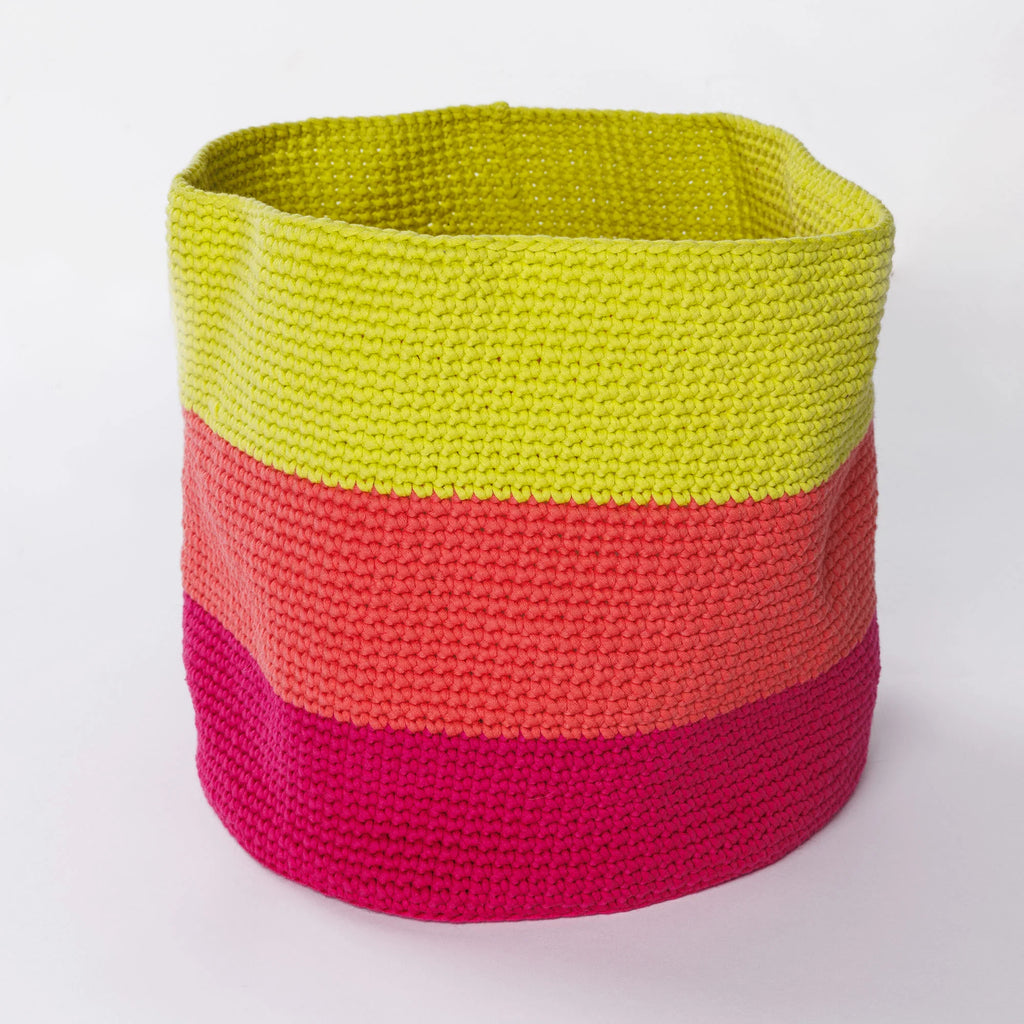 Crochet Chroma Basket by Bernat Design Studio