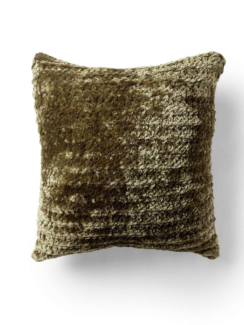 Corded Rib Crochet Pillow by Bernat Design Studio