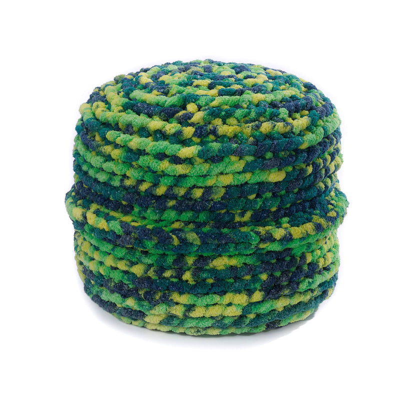 Round and Round Crochet Slip Stitch Pouf by Bernat Design Studio