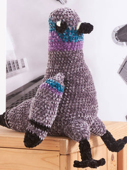 Crochet Gideon the Pigeon by Bernat Design Studio