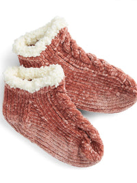 Knit Cabled Reading Socks by Bernat Design Studio