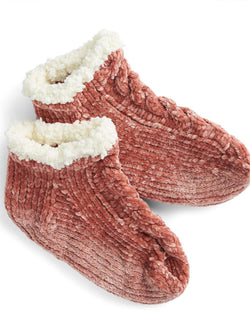 Knit Cabled Reading Socks by Bernat Design Studio